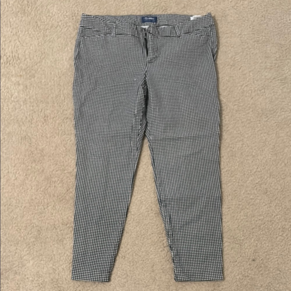 Black and White Gingham Pants